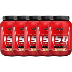 Kit 5X Whey Iso Triple Zero - 907g Baunilha - IntegralMédica - Foto 2