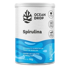 Spirulina - 240 Tabletes - Ocean Drop - Foto 1