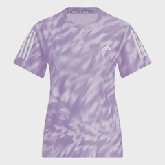 Camiseta Estampada Own The Run adidas Feminina - Foto 6