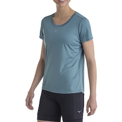 Camiseta Mizuno Spark Petróleo - Feminino - Foto 2
