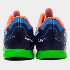 Chuteira Futsal Infantil Topper Camaleao - Foto 3