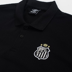 Camisa Polo do Santos Viagem 26/27 Umbro Masculina - Foto 3