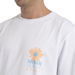 Camiseta Hurley New Flower WT26 Masculina - Foto 3