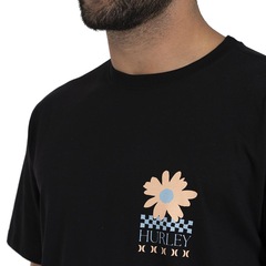 Camiseta Hurley New Flower Masculina - Foto 3