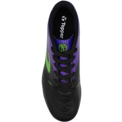 Chuteira De Futsal Indoor Topper Flame Adulta - Foto 4