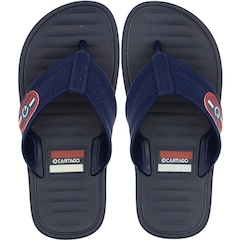 Chinelo de Dedo Paris II Cartago Infantil - Foto 1