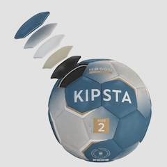 Bola de Handebol Híbrida Azul Acinzentado Kipsta H2 - Foto 3