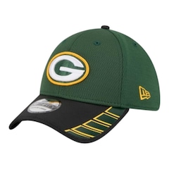 Boné New Era 3930 Visor Hit Bay Packers Masculino - Foto 1