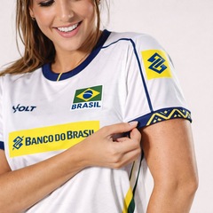 Camisa Vôlei Volt Brasil CBV 2025 Oficial Feminina - Foto 3