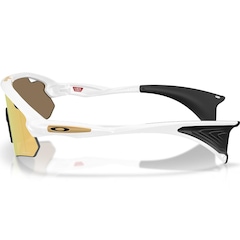 Óculos de Sol Oakley Stunt Devil A Matte White Prizm 24K - Foto 2