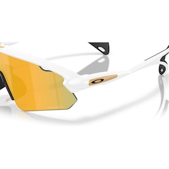 Óculos de Sol Oakley Stunt Devil A Matte White Prizm 24K - Foto 5