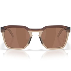 Óculos de Sol Oakley HSTN SQ Matte Rootbeer Prizm Tungsten - Foto 3