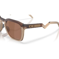Óculos de Sol Oakley HSTN SQ Matte Rootbeer Prizm Tungsten - Foto 5