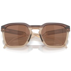Óculos de Sol Oakley HSTN SQ Matte Rootbeer Prizm Tungsten - Foto 7