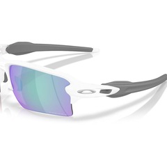 Óculos de Sol Oakley Flak 2.0 XXL Matte White Prizm Golf - Foto 5