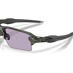 Óculos de Sol Oakley Flak 2.0 XXL Grey Smoke Prizm Slate - Foto 5