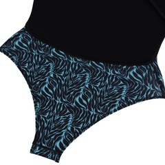 Maiô Four Stripes Pile of Leafs Speedo Feminino - Foto 6