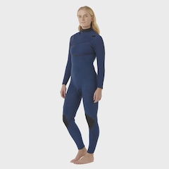 Long John Rip Curl E-Bomb 3/2mm Chest Zip Charcoal Importado - Feminino - Foto 4