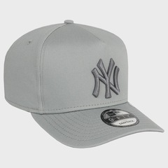 Boné Unissex New Era 9Fifty New York Yankees Silver Wing Importado Aba Curva - Foto 3