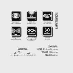 Oculos Natação Hammerhead Phantom Adulto - Foto 5