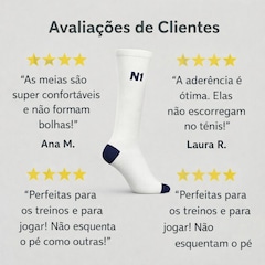 Meia Cano Alto Vôlei Seleção Brasileira N1 Sport Unissex - Foto 7