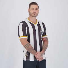 Camisa do Atlético Mineiro Retrô 2013 Listrada Masculina - Foto 2