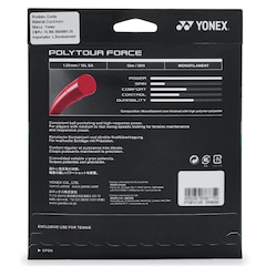 Corda Yonex Poly Tour Force 16L 1.25mm - Set Individual - Foto 3