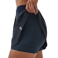Shorts Saia Slyce Wrap Championship - Feminino - Foto 4