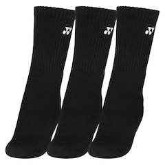Kit Meias Yonex Cano Alto - 38 A 42 com 3 Pares - Foto 3