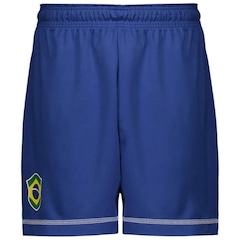 Bermuda Brasil Castanha Basica Braziline Infantil - Foto 1