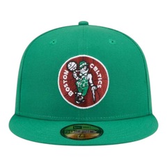 Boné New Era 5950Eg Hardwood Classics Boston Celtics Masculino - Foto 3