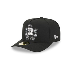 Boné New Era 59Fifty A-Frame Las Vegas Raiders NFL Masculino - Foto 4