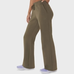 Calça Flare de Moletom ASICS com Textura Refinada Feminino - Foto 2