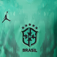Camisa de Goleiro Brasil II 26/27 Torcedor Pro Jordan Infantil - Foto 5