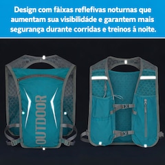 Coletes Esportivos Gold Sports de Outdoor Reflexivo II com Bolsos para Equipamentos - Foto 6