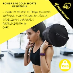 Saco Power Bag Gold Sports Pro Resistência 15kgs - Foto 3