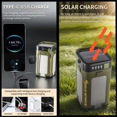 Lanterna Gold Sports Eco Led Portátil Tenda Camping SolaR 4 Led Recarregável e Dobrável - Foto 5