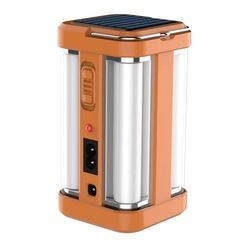 Lanterna Gold Sports Eco Led Portátil Grande Camping Solar Portátil de 4 Led Recarregável - Foto 1