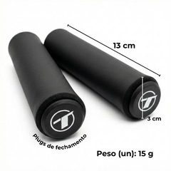 Manopla punho bicicleta bike MTB TSW Light silicone macia - Foto 3