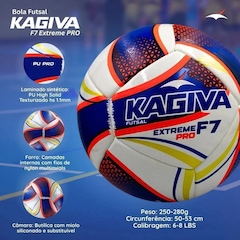 Bola Futsal Kagiva F7 Extreme PRO Oficial Infantil - Foto 4