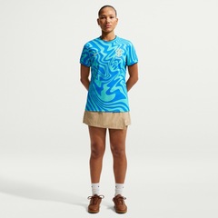 Camiseta Brasil Nike 26/27 Pré-Jogo Feminina - Foto 4