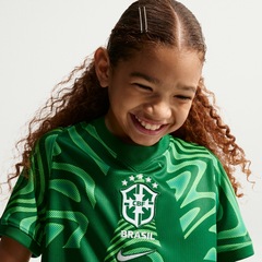 Camisa de Goleiro Brasil II 26/27 Torcedor Pro Nike Infantil - Foto 2