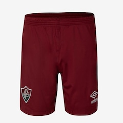 Calção Fluminense Umbro Oficial 2 25/26 Infantil - Foto 1