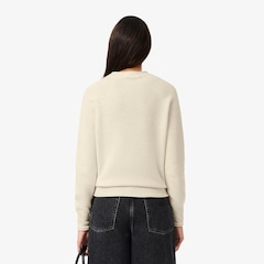 Suéter de Lã Cardada de Malha 3D Lacoste Feminino - Foto 3