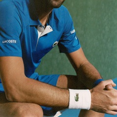 Munhequeiras Esportivas de Jersey Stretch Lacoste - Foto 5