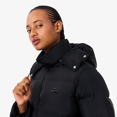 Jaqueta Puffer com Capuz com Caimento Relaxado Lacoste Feminina - Foto 2