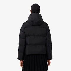 Jaqueta Puffer com Capuz com Caimento Relaxado Lacoste Feminina - Foto 3