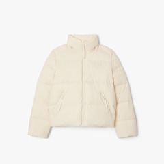 Jaqueta Puffer com Capuz com Caimento Relaxado Lacoste Feminina - Foto 2