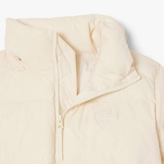 Jaqueta Puffer com Capuz com Caimento Relaxado Lacoste Feminina - Foto 3
