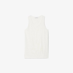Camiseta Regata de Crochê em Mesh Lacoste Feminina - Foto 4
